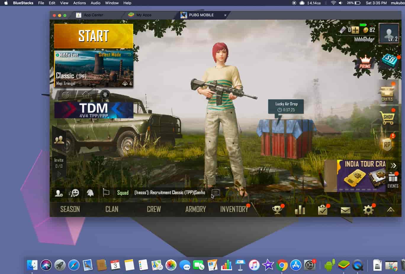 best android emulator to play pubg on mac