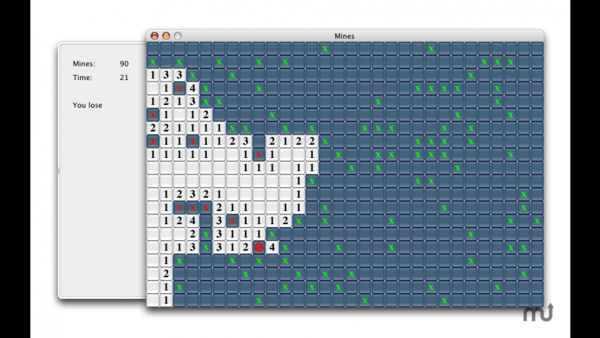 flag on minesweeper for mac
